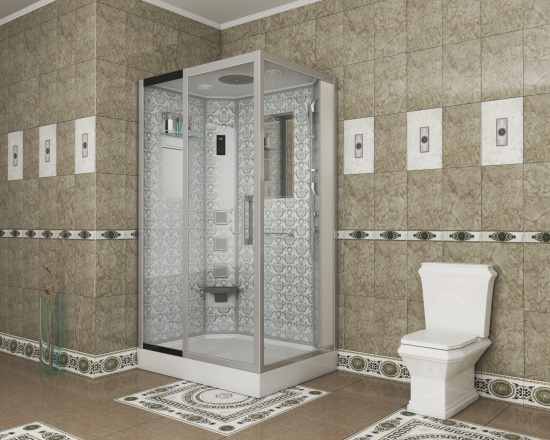 Душевая кабина Niagara Lux NG-7711WL хром, металлик