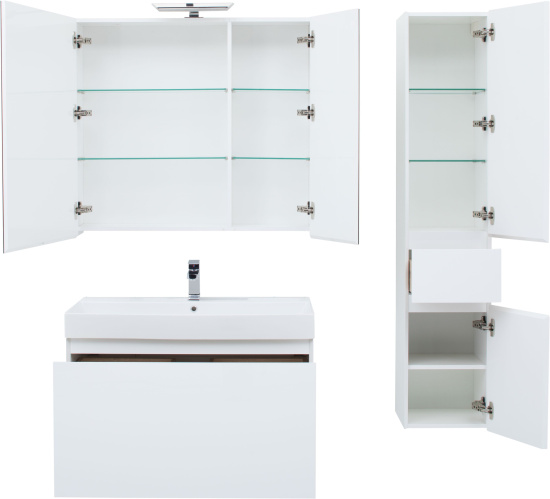 Мебель для ванной Aquanet Йорк 85 белая