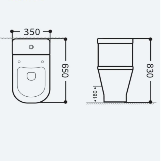 Унитаз-компакт Aquanet Roll 3.0 Tornado