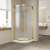 Душевой уголок Vegas Glass ZS 90 09 02 профиль золото, стекло шиншилла Душевой уголок Vegas Glass ZS 90 09 02 профиль золото, стекло шиншилла