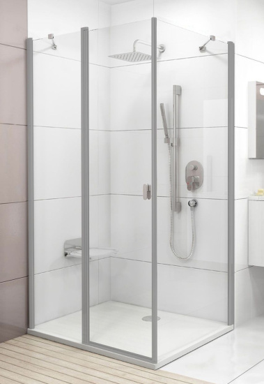 Душевой уголок Ravak CRV2-100+CPS-90 Transparent, профиль сатин