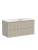 Тумба с раковиной Sancos Snob R 100 Beige Soft левая SNR100LCE, подвесная