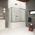 Шторка на ванну Vegas Glass ZV+ZVF Protec 190*70 11 02, профиль оружейная сталь, стекло шиншилла Шторка на ванну Vegas Glass ZV+ZVF Protec 190*70 11 02, профиль оружейная сталь, стекло шиншилла