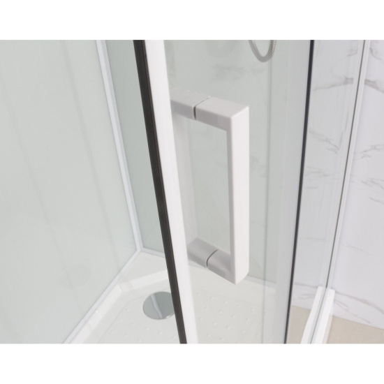 Душевая кабина Frank F412/1 L White без крыши