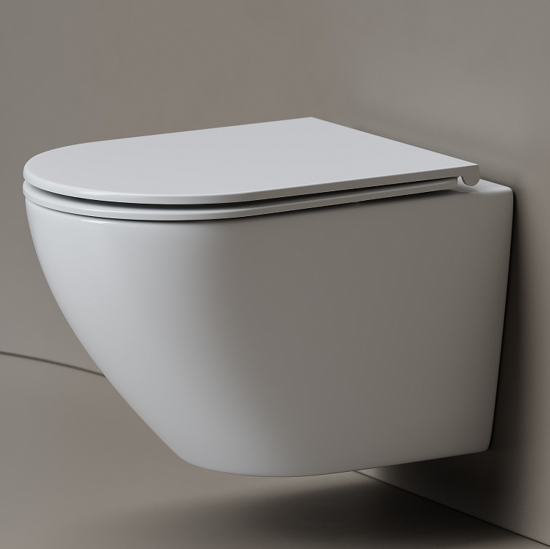 Унитаз подвесной Ceramicanova Alba торнадо 3.0 CN11005T с сидением