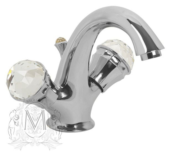 Смеситель для раковины Migliore Korona Swarovski ML.KRN-4734 Cr