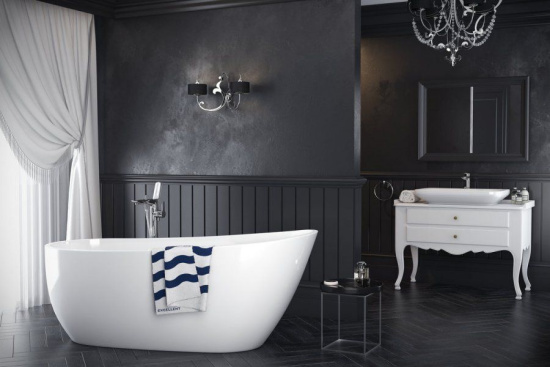 Акриловая ванна Excellent Comfort+ 175x75 см отдельностоящая белая