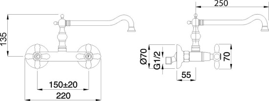 Смеситель для кухни Migliore Princeton 18247 хром