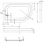 Душевой уголок Esbano ESD-8027А 120x80, L, с поддоном