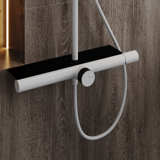 Душевая стойка AQUAme AQM8010W