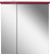 Зеркало-шкаф AM.PM Spirit V2.0 60 R с LED-подсветкой, красный глянец