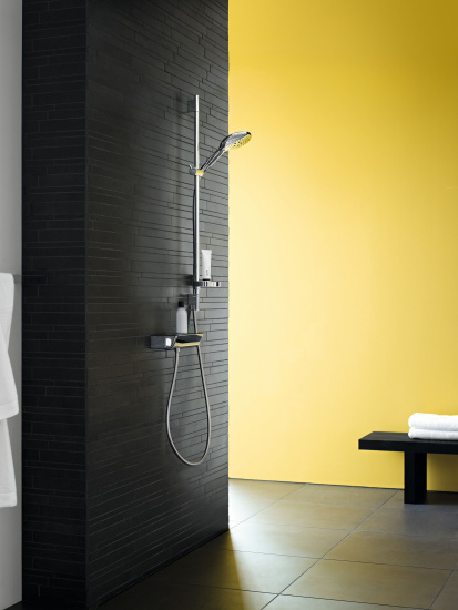 Смеситель для душа Hansgrohe Ecostat Select 13111400 термостат, белый с хромом