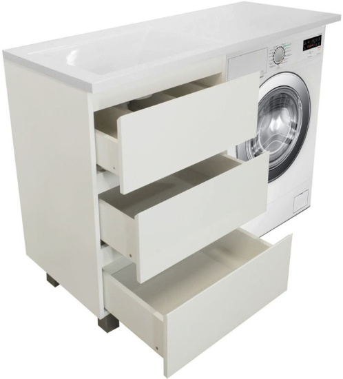 Тумба с раковиной Эстет Dallas Luxe 110 напольная, 3 ящика