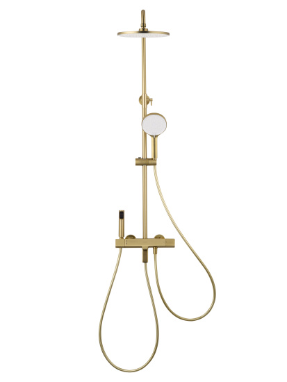 Душевая стойка Wonzon & Woghand The One WW-B3094-BG с термостатом