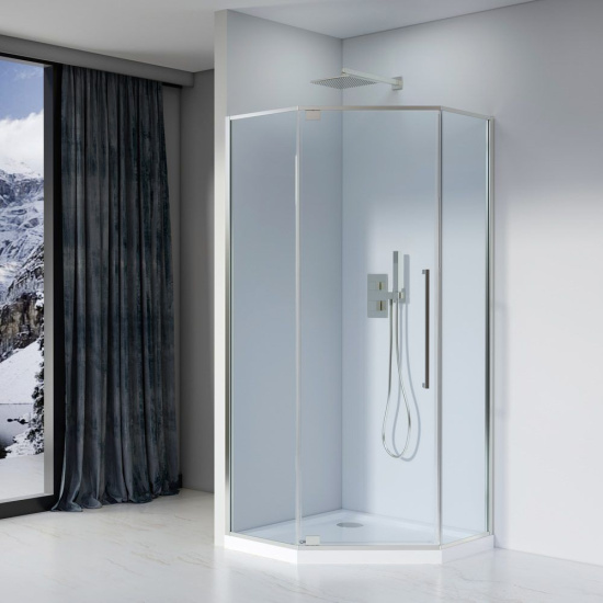 Душевой уголок Black&White Stellar Wind S815 CC 100х100