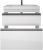 Тумба с раковиной Dreja Grace Plus 70 с опорами, белый глянец Тумба с раковиной Dreja Grace Plus 70 с опорами, белый глянец