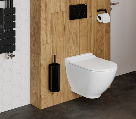 Унитаз подвесной Bien Harmony безободковый + инсталляция Geberit Duofix Delta 458.103.21.1 3 в 1 с кнопкой