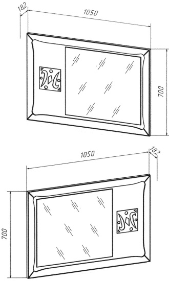 Мебель для ванной Бриклаер Адель 105