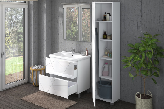 Пенал Vigo Geometry 45 белый