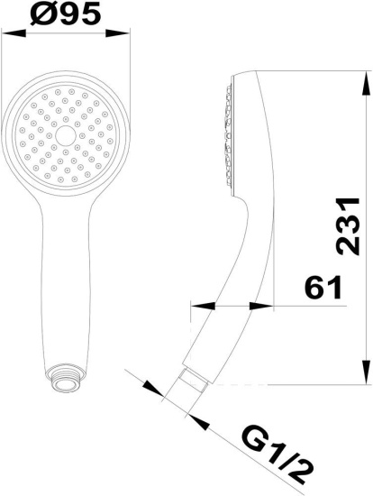 Душевая лейка TEKA Calm Sport 790036600