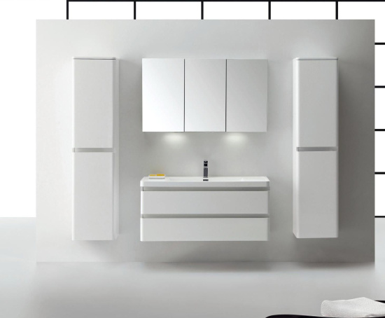 Шкаф-пенал BelBagno Energia-N bianco lucido L