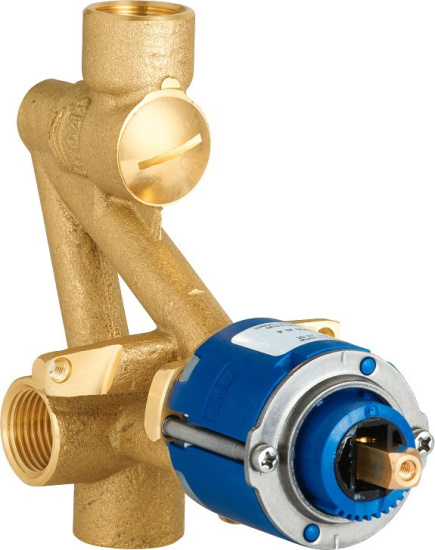 Смеситель для ванны Grohe BauFlow 29113000 с внутренней частью, хром