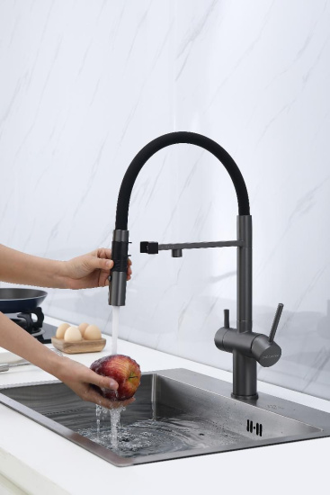 Смеситель для кухни Paulmark Magneto Ma213118-B беретта
