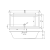 Акриловая ванна Riho Rething Cubic 200x90 Fall Акриловая ванна Riho Rething Cubic 200x90 Fall