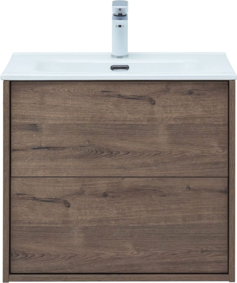 Тумба с раковиной Aquanet Lino 60 дуб веллингтон, Flat 60