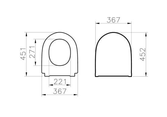 Крышка-сиденье VitrA Nest 220-003R409 с микролифтом