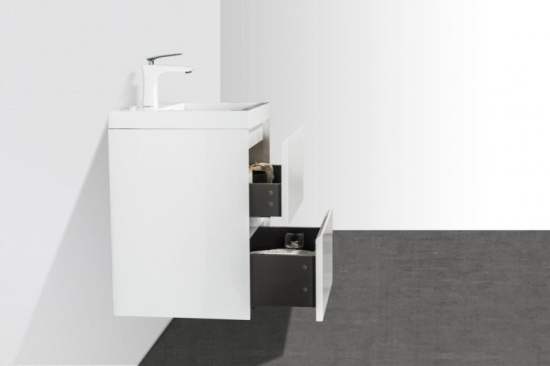 Тумба с раковиной BelBagno Pietra Mini 50 bianco lucido