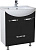 Тумба под раковину Bellezza Альфа 55 черная с нижним ящиком