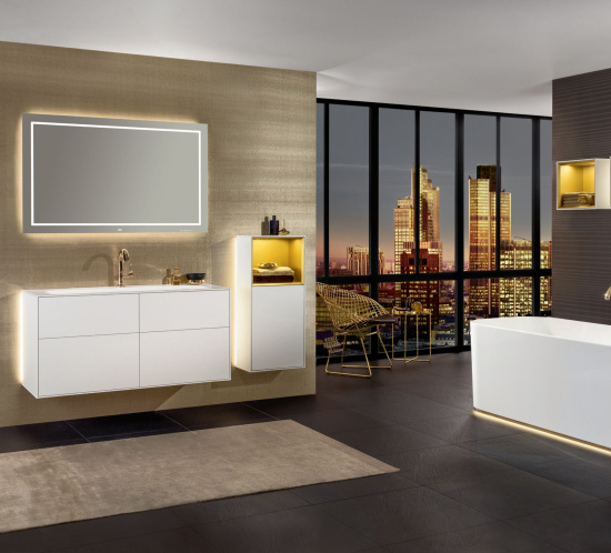 Зеркало Villeroy & Boch Finion 120 с подсветкой, с настенным освещением