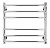 Полотенцесушитель водяной Secado Мерида 3 60/50, хром