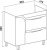 Тумба с раковиной Runo Родос 85 L Тумба с раковиной Runo Родос 85 L