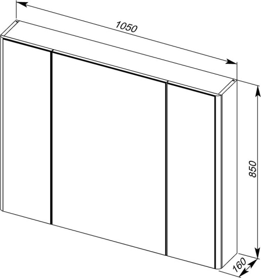 Мебель для ванной Aquanet Вилора 105