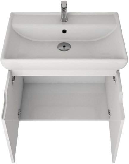 Мебель для ванной Dreja Q(D) 70 белый глянец