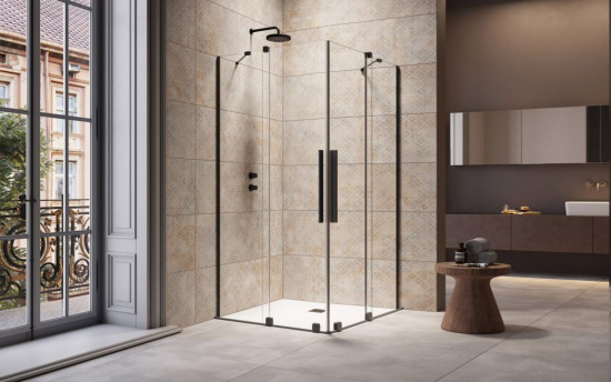 Душевой уголок Radaway Furo Black KDD 80х110
