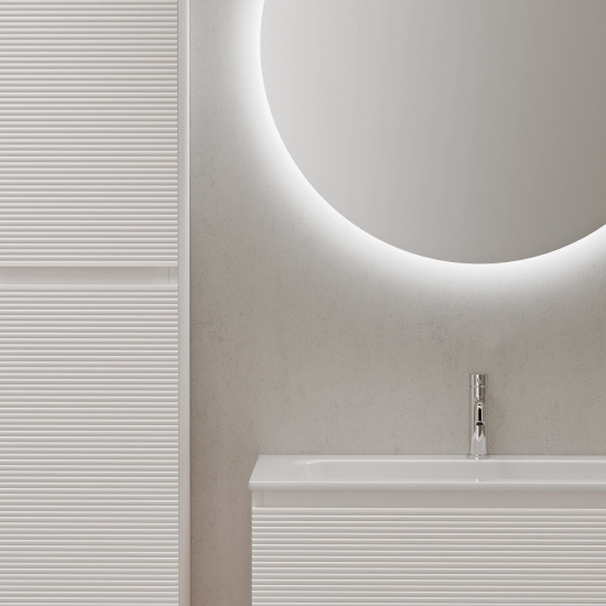 Тумба с раковиной Sancos Folk 80 Bianco