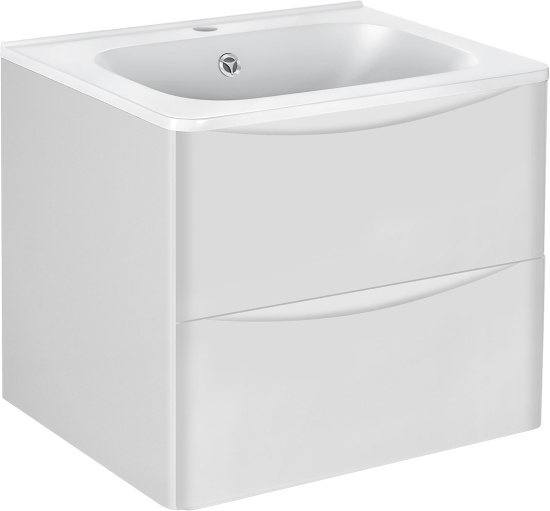 Мебель для ванной Vincea Paola 60 белая глянцевая