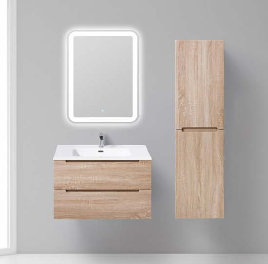 Тумба с раковиной BelBagno Etna 80 rovere bianco