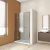 Душевая дверь в нишу GuteWetter Trend Door GK-863P левая 150 см стекло бесцветное Two, профиль хром