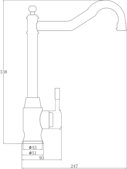 Смеситель для кухни Zorg Steel Hammer SH 5208 INOX