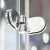 Шторка на ванну GuteWetter Lux Pearl GV-002A левая 80 см стекло бесцветное, фурнитура хром Шторка на ванну GuteWetter Lux Pearl GV-002A левая 80 см стекло бесцветное, фурнитура хром