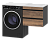 Тумба с раковиной Misty Коломбо 60 L под стиральную машину подвесная, раковина Эстет Даллас 120