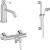 Душевой комплект Jacob Delafon Louise E24362-CP + E24364-CP + E24360-CP