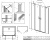 Душевая дверь в нишу Radaway Nes DWD II 10037073-01-01 + 10041087-01-01 160 см Душевая дверь в нишу Radaway Nes DWD II 10037073-01-01 + 10041087-01-01 160 см