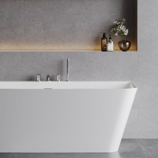 Смеситель на борт ванны AQUAme Siena AQM6219CR