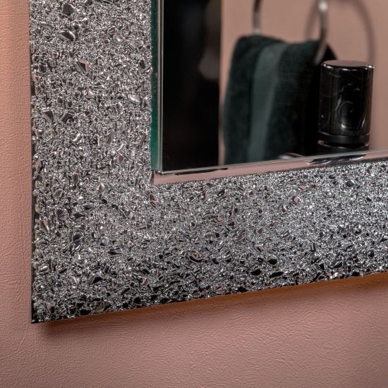 Зеркало Armadi Art NeoArt Aura 60 серебро с подсветкой