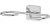 Стакан Ellux Avantgarde AVA 008-C01 с мыльницей